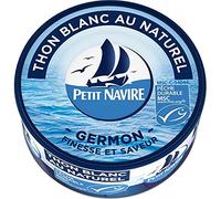 PETIT NAVIRE - Tonno Bianco Naturale Msc 1/5 112G - Set di 3 - Spedizione Gratuita
