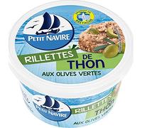 Petit Navire Tonno in vaso (rillettes) con olive verdi 125 g
