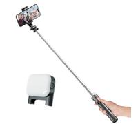 Petit Trépied Rétractable Sans Fil Pour Smartphone | Trépied De Perche À Selfie Portable, Perche À Selfie Sans Fil - Support De Téléphone Bâton De Selfie Rotatif À 360 Degrés Pour La Photographie