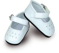 Petitcollin 603,902 Scarpe per bambole, bianche per la sposa, dimensioni da 39 a 48 cm