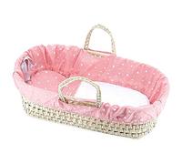 Petitcollin Vilac - Culla con imbottitura corallo stellato, giocattolo in tessuto morbido, comfort ed eleganza, per bambole, fino a 50 cm per bambini, a partire da 3 anni