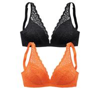 PETITE FLEUR Reggiseno arancione / nero Donna PETITE FLEUR 70xC arancione / nero