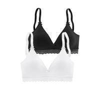 PETITE FLEUR Reggiseno nero / bianco Donna PETITE FLEUR 70xA