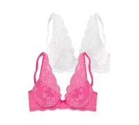 PETITE FLEUR Reggiseno rosa / bianco Donna PETITE FLEUR 80xA