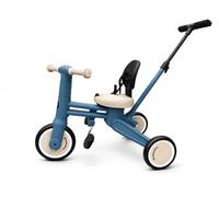Petite&Mars Drift - Triciclo 4 in 1 per bambini, multifunzionale, con barra di spinta, ruota e bicicletta, crescente, leggero, 5,3 kg, 3 colori, blu oceano