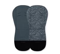 Petite&Mars Foamy Memory Foam Liner - Coprisedile universale per passeggino, passeggino, anti-urto, in cotone (antracite Dino)