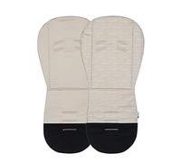 Petite&Mars Foamy Memory Foam Liner - Coprisedile universale per passeggino, carrozzina, passeggino, in cotone (beige Whale)