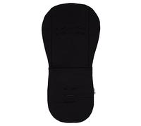 Petite&Mars Foamy - Rivestimento in memory foam, universale, per passeggino, antiscivolo, in cotone, colore: nero