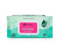 PETITE&MARS Salviette umidificate per bambini SO PURE biodegradabili, bambù e ipoallergeniche, confezione da 56