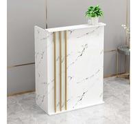 Petite Réception Comptoir avec Tiroirs Verrouillables Bureau d'Accueil Moderne pour Magasins Salles de Réception Mobilier de Bureau Pratique et Élé