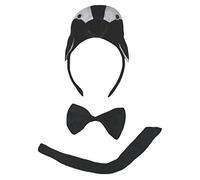 Petitebelle Costume da 3 pezzi in 3D con fascia Bowtie un pinguino 3D