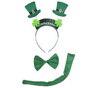 Petitebelle Happy St Patrick's Day Fascia per bambini, 3 pezzi, taglia unica, verde