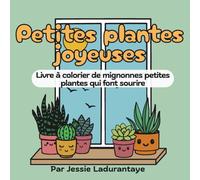 Petites plantes joyeuses: Livre à colorier simple et mignon
