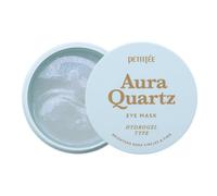 Petitfee Aura Quartz Hydrogel Eye Mask Blue 60 PCs (30 paia) - Patch per gli occhi per cerchi scuri si illumina sotto gli occhi glutatione acido asco