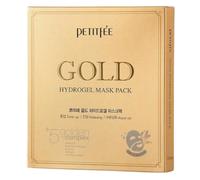 Petitfee, maschera idrogel dorata, confezione da 5 fogli