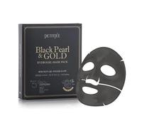 Petitfee Maschera idrogel oro e perla nera - 5 pezzi