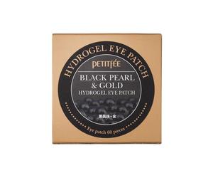 Petittfee Toppa occhi in idrogel perla nera e oro - 60 pezzi