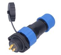 petjoyful Adattatore industriale AC380V SP20 del connettore di alimentazione aeronautica con flangia impermeabile IP68 (3 nuclei (380 V 25 A))