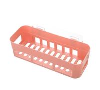 petjoyful Mensola per cestino da parete, adesivo, salvaspazio, per montaggio a parete, in plastica, per cosmetici, articoli da toeletta