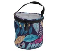 petjoyful Portable Yarn Storage Bag Crocheting Knitting Compact Holder Organizer Sewing Supplies S with Hole