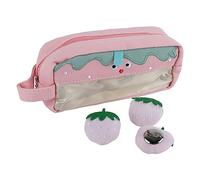 petjoyful Simpatico cartoni animati con cerniera in stile cartoni animata di grandi dimensioni (Rosa)