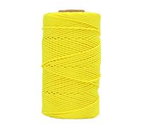 petjoyful Sostituzione della bobina di immersioni Usura resistenti di un bobina di dito subacquea fluorescente giallo fluorescente per principianti e subacquei professionisti (83 metri)