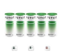PETKIT Sacchetti per Escrementi per Gatti, per Pura MAX 2 e PUROBOT MAX PRO 2, 5 Rotoli*18 (90 Pezzi)