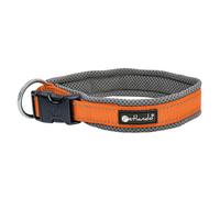 Petlando Collare da esterno, arancione - Tg. M: 45 - 50 cm di circonferenza del collo x P 40 mm