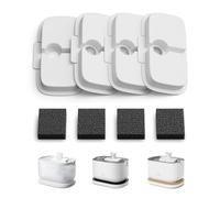 PETLIBRO Filtro Fontanella per Gatti, 4 Filtro di Ricambio per Fontana per Gatti Dockstream PLWF005, PLWF115, PLWF105, Filtro con Filtrazione Verticale per Fontanella Gatto Fontana Gatto