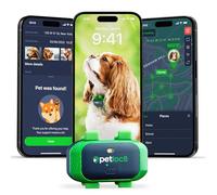 PETLOC8 Tracker GPS per cani - Dog Tracker impermeabile, geofencing controllabile tramite app e cronologia posizioni