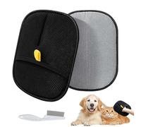 Petlova Sweep, Pet Fluffsweep, 2025 Petlova Sweep Pet Hair Remover, Double-Sided Reusable Grooming Gloves, Gentle Massage, Efficient Cleaning For Clothes, Sofa, Carpets (1PC)