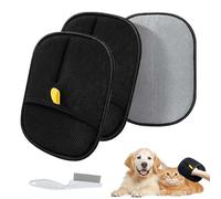 Petlova Sweep, Pet Fluffsweep, 2025 Petlova Sweep Pet Hair Remover, Double-Sided Reusable Grooming Gloves, Gentle Massage, Efficient Cleaning For Clothes, Sofa, Carpets (2PCS)