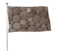 Petoskey - Bandiera decorativa da giardino, 61 x 88,9 cm, stampa su entrambi i lati, non sbiadisce, con occhielli in ottone, sfondo fotografico da appendere, per interni ed esterni, decorazione per la