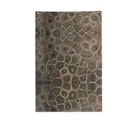 Petoskey - Bandiera in pietra, 6 x 90 cm, stile striscione, resistente, durevole, per esterni e interni (palo non incluso)