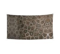 Petoskey Stone 1 Stampa 1'Pack Banner Sign per Halloween, decorazione da appendere per interni ed esterni, resistente ai raggi UV con fori in metallo