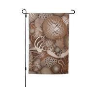 Petoskey Stone Yard Garden Flag Bandiere da giardino primaverile Bandiere da giardino per il giorno di San Patrizio Decorazioni per esterni 12 pollici x 18 pollici Bandiera in fibra di poliestere