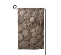 Petoskey Stone1 - Bandiere da giardino verticali su entrambi i lati, 30,5 x 45,7 cm, per primavera ed estate, stagionale, cortile, decorazione da appendere, taglia unica