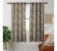 petpany - Tende oscuranti con Occhielli Safari, Monte Kilimanjaro Nature, Tende oscuranti per finestre della Camera da Letto 42"x45"(W106cmxL114cm) Color15
