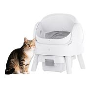 Petpivot Lettiera per gatti autopulente, con sensore di sicurezza, ampio spazio, funzionamento silenzioso, stile moderno e semplice, facile manutenzione, per famiglie con più gatti
