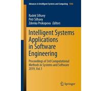 Petr Silhavy Intelligent Systems Applications in Software Engineerin (Tascabile)