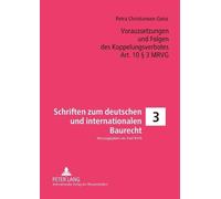 Petra Christian Voraussetzungen und Folgen des Koppelungsverbotes Ar (Tascabile)