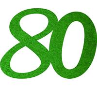 Petra di News a gef3380 - 69 Confetti Decorativi, FLIZ, Verde Scuro, 18 x 12 x 3 cm