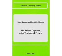Petra Hammer Gerald S. The Role of Cognates in the Teaching o (Copertina rigida)