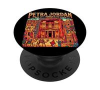 Petra Jordan souvenir da viaggio City Landmark Tourist Gift PopSockets PopGrip Adesivo