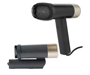 Petra PF01608VDE Ferro da stiro a vapore pieghevole - portatile, da viaggio, 100 ml, mini dispositivo per la rimozione delle pieghe, leggero, 1200 W, riscaldamento in 30 s, non richiede asse da stiro