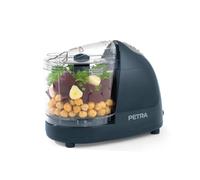 Petra PT2182HEVDEEU10 - Mini tritatutto Pro con lama rimovibile in acciaio inox, design compatto, recipiente trasparente da 350 ml, one-touch, facile da pulire, frutta secca, frutta e verdura, 150 W