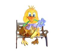 Petra S bastelmaxi-News Set per a kkh8820gb bricolage, Peluche Pulcino con panchina da Giardino, Legno