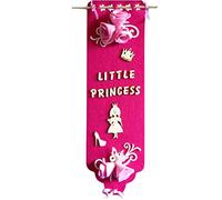Petra S Kit Creativo News a tsf15pz35 Set per Creare, Porta Sciarpa 'Little Princess', PRONTA da Dimensioni 44 x 13,5 cm, Legno/Feltro
