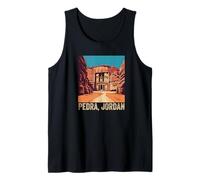 Petra Souvenir Giordano Donne Uomini Sette Meraviglie del Verbo Canotta