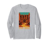 Petra Souvenir Giordano Donne Uomini Sette Meraviglie del Verbo Maglia a Manica